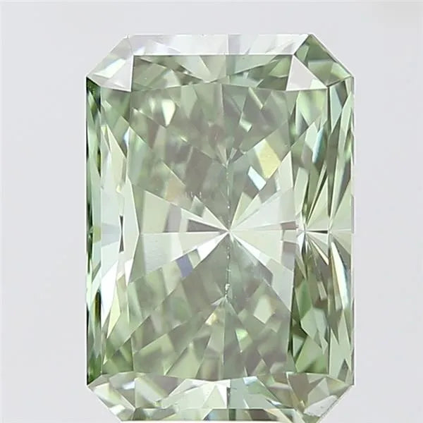 5.15ct Radiant Lab Grown Diamond (Colour Fancy Vivid Green, Clarity VS1, IGI Certified)