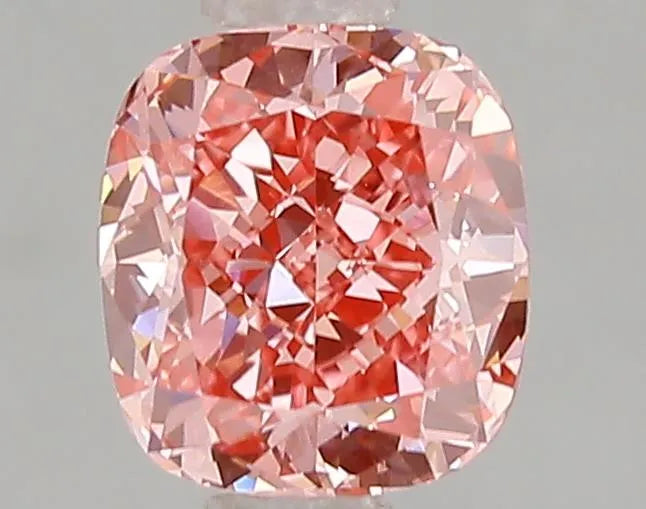 1.10ct Cushion brilliant Lab Grown Diamond (Colour Fancy Vivid Pink, Clarity VVS2, IGI Certified)