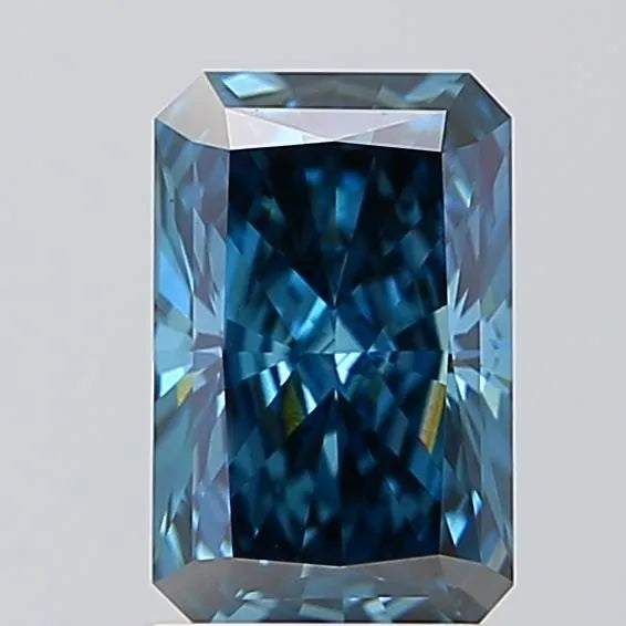 1.34ct Radiant Lab Grown Diamond (Colour Fancy Vivid Blue, Clarity VS1, IGI Certified)