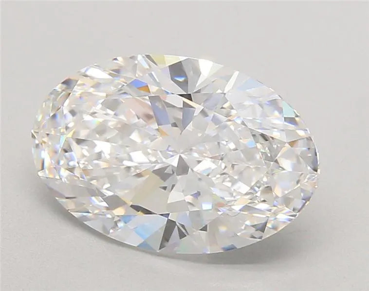3.68ct Oval Lab Grown Diamond (Colour D, Clarity VVS2, IGI Certified)