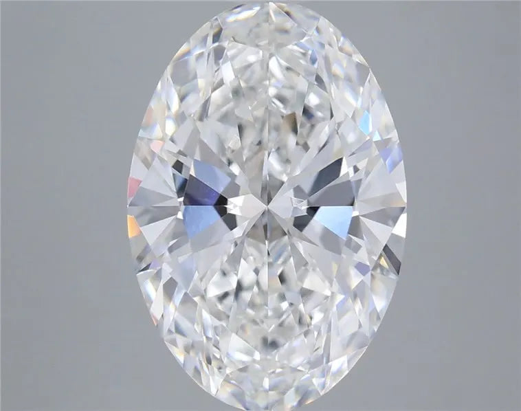 5.57ct Oval Lab Grown Diamond (Colour E, Clarity VVS2, IGI Certified)