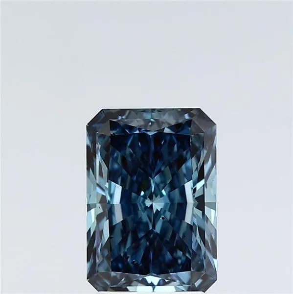 2.32ct Radiant Lab Grown Diamond (Colour Fancy Deep Blue, Clarity VS2, IGI Certified)