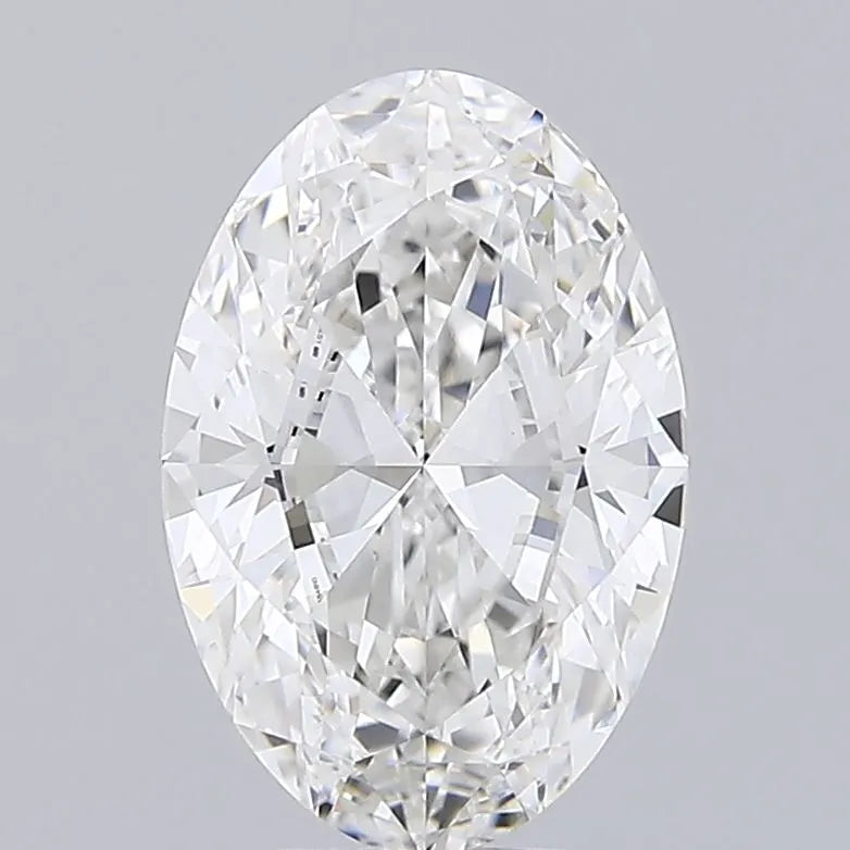 3.49ct Oval Lab Grown Diamond (Colour F, Clarity VVS2, IGI Certified)