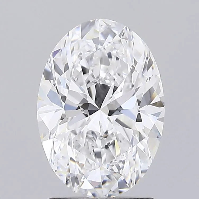 1.96ct Oval Lab Grown Diamond (Colour D, Clarity IF, IGI Certified)