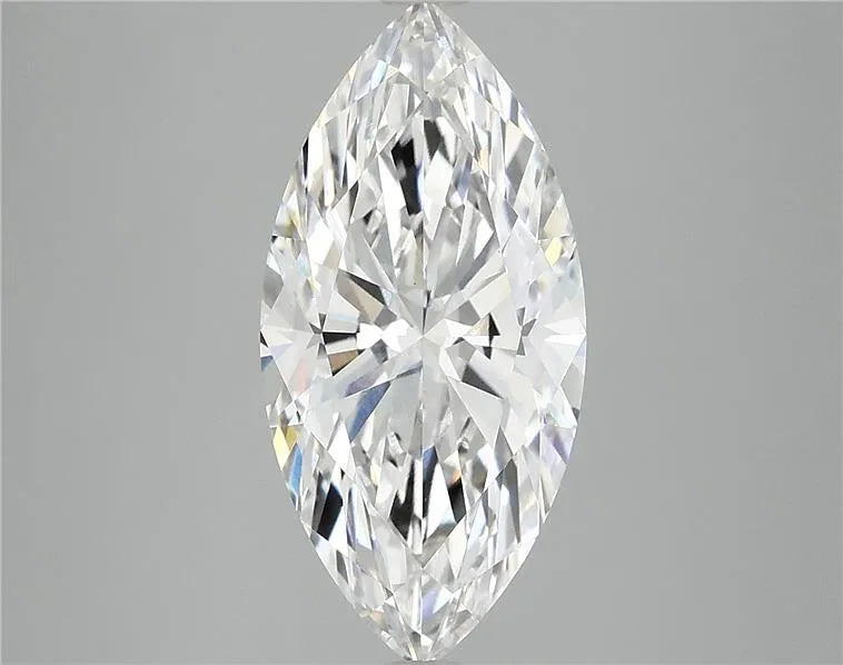 4.06ct Marquise Lab Grown Diamond (Colour E, Clarity VVS2, IGI Certified)