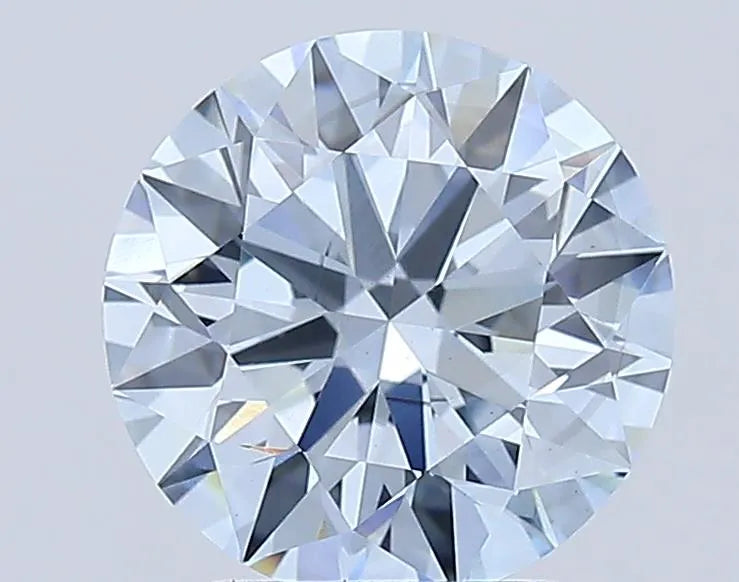 2.51ct Round Lab Grown Diamond (Colour Fancy Blue, Clarity SI1, Cut ID, IGI Certified)