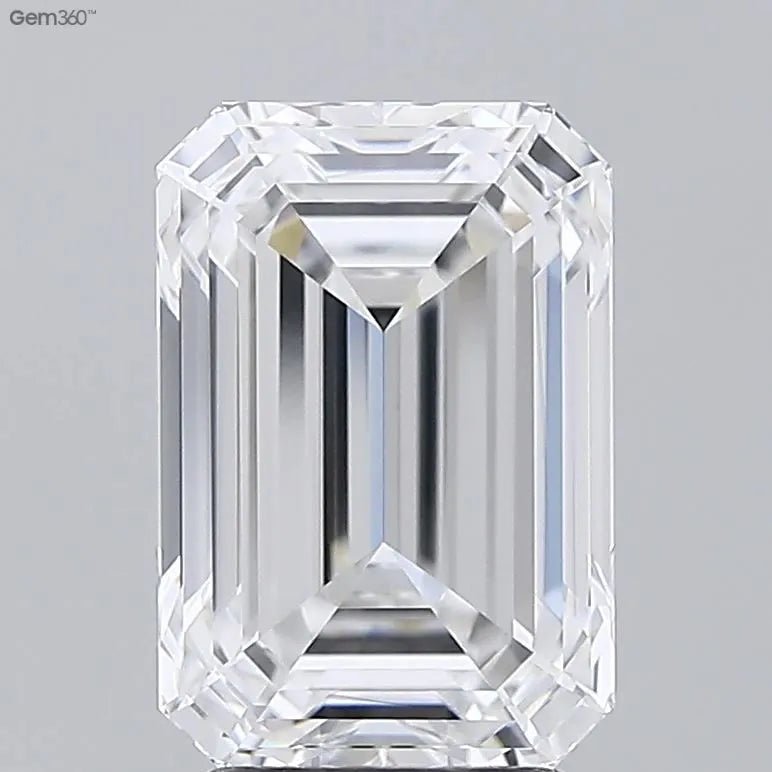 3.97ct Emerald Lab Grown Diamond (Colour E, Clarity VVS1, GIA Certified)