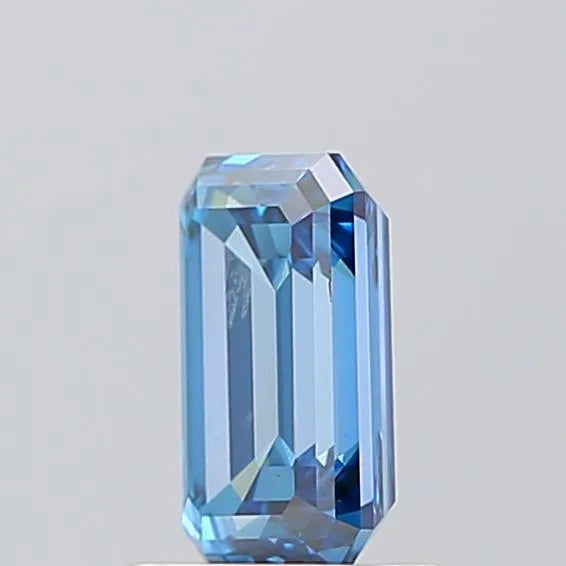 1.50ct Emerald Lab Grown Diamond (Colour Fancy Vivid Blue, Clarity VVS1, IGI Certified)