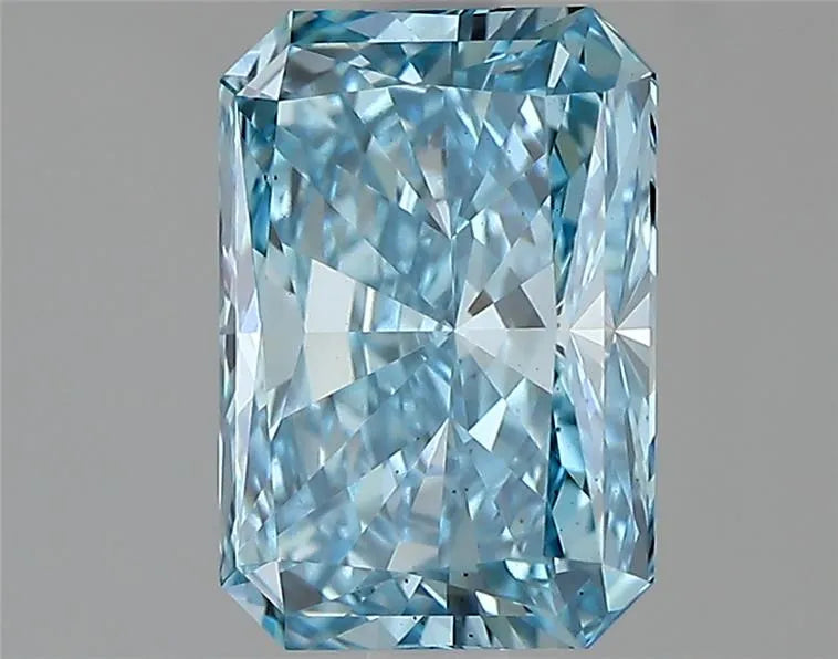 1.98ct Radiant Lab Grown Diamond (Colour Fancy Vivid Blue, Clarity VS2, IGI Certified)