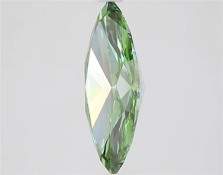 3.06ct Marquise Lab Grown Diamond (Colour Fancy Vivid Green, Clarity VVS2, IGI Certified)
