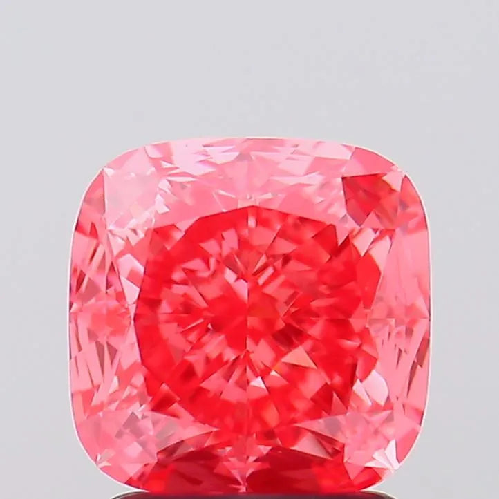 2.26ct Cushion modified Lab Grown Diamond (Colour Fancy Vivid Pink, Clarity VVS2, IGI Certified)