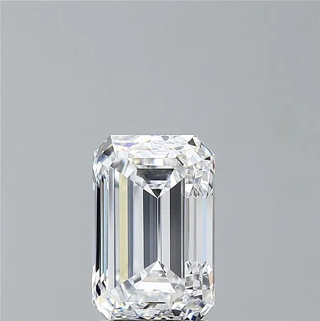 3.03ct Emerald Lab Grown Diamond (Colour D, Clarity VVS2, IGI Certified)