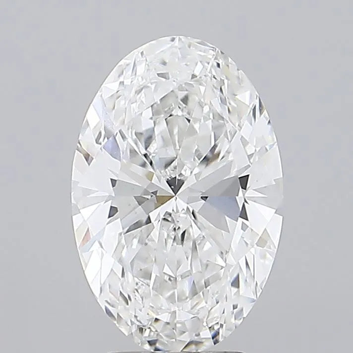 3.70ct Oval Lab Grown Diamond (Colour E, Clarity VVS2, IGI Certified)