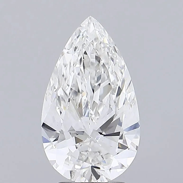 3.15ct Pear Lab Grown Diamond (Colour F, Clarity VVS2, IGI Certified)
