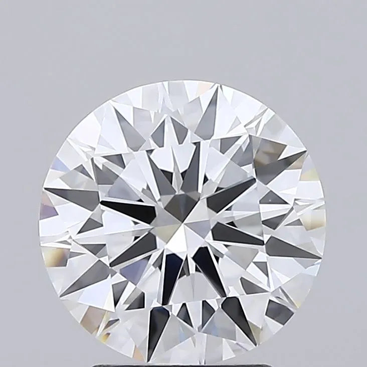 2.46ct Round Lab Grown Diamond (Colour E, Clarity IF, Cut ID, IGI Certified)