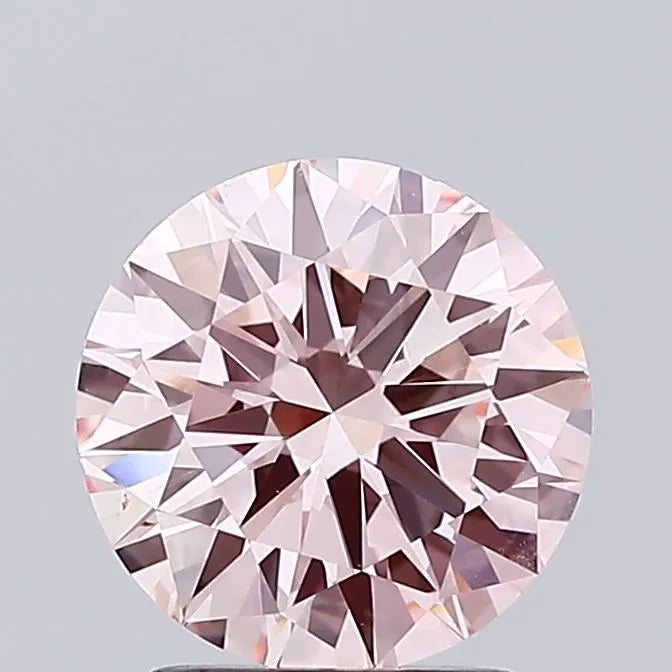 1.99ct Round Lab Grown Diamond (Colour Fancy Intense Pink, Clarity VVS2, Cut EX, IGI Certified)