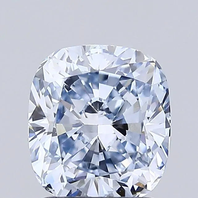1.59ct Cushion modified Lab Grown Diamond (Colour Fancy Blue, Clarity VS1, IGI Certified)