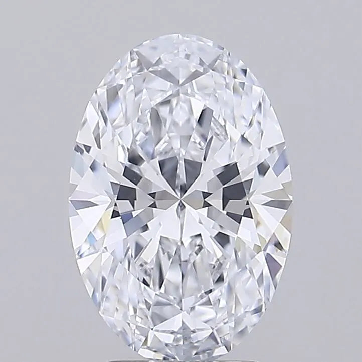 3.08ct Oval Lab Grown Diamond (Colour E, Clarity IF, Cut EX, GIA Certified)