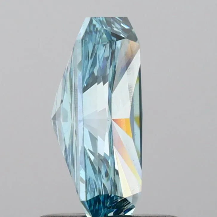 1.04ct Radiant Lab Grown Diamond (Colour Fancy Vivid Blue, Clarity VS2, IGI Certified)
