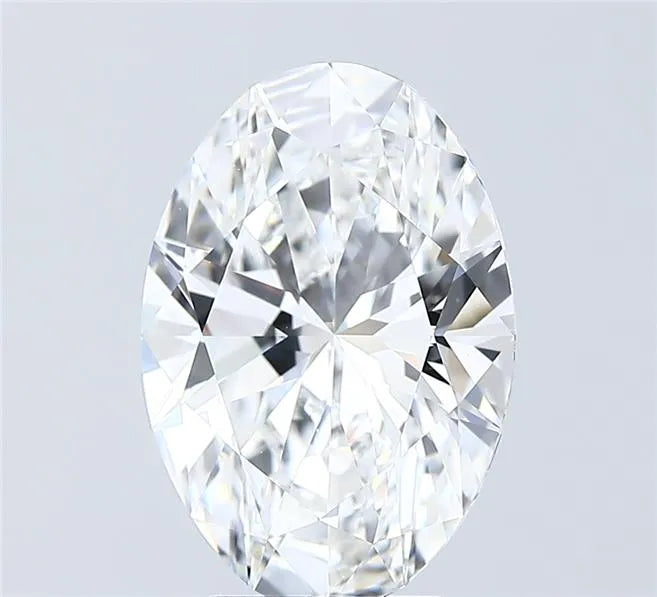 4.00ct Oval Lab Grown Diamond (Colour E, Clarity VVS2, IGI Certified)
