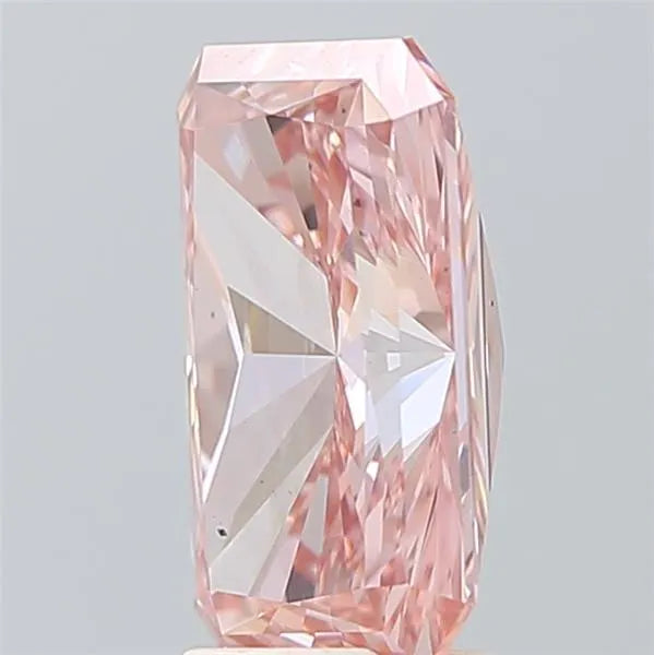 3.54ct Radiant Lab Grown Diamond (Colour Fancy Vivid Pink, Clarity VS2, IGI Certified)
