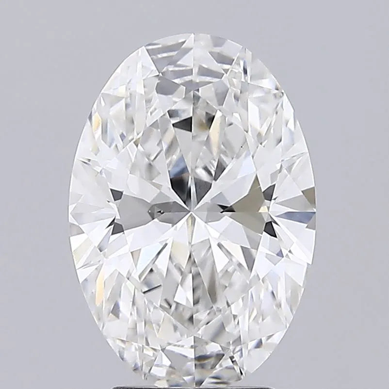 3.15ct Oval Lab Grown Diamond (Colour E, Clarity VVS2, IGI Certified)