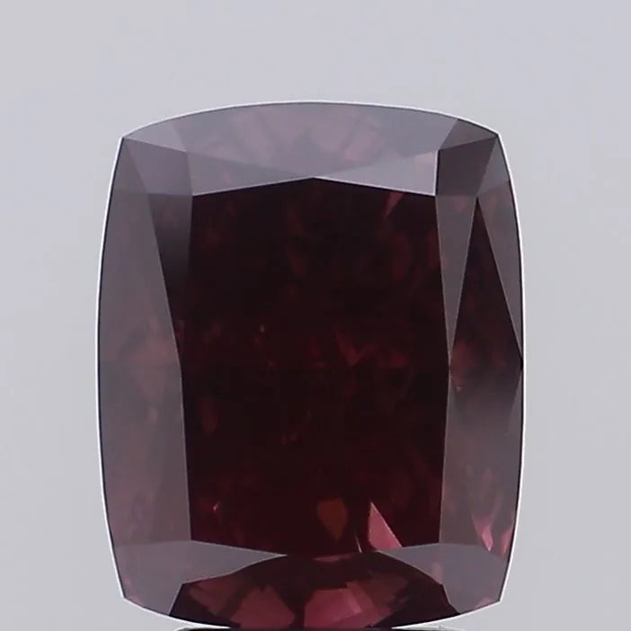 4.10ct Cushion modified Lab Grown Diamond (Colour Fancy Deep Pink, Clarity VS1, IGI Certified)