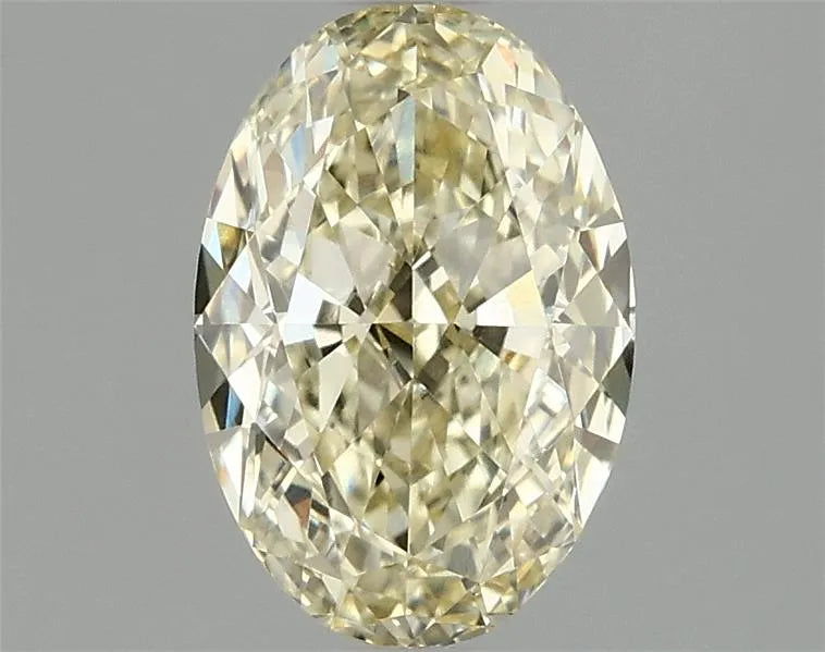 1.59ct Oval Lab Grown Diamond (Colour Fancy Yellow, Clarity VVS2, IGI Certified)