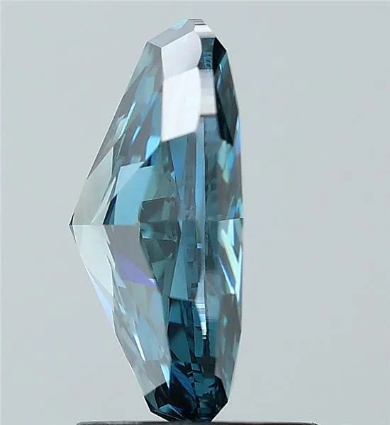 2.03ct Oval Lab Grown Diamond (Colour Fancy Vivid Blue, Clarity VS1, Uncertified)