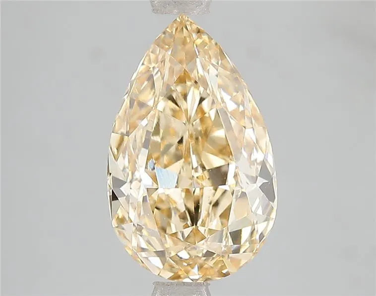 3.08ct Pear Lab Grown Diamond (Colour Fancy Intense Yellow, Clarity VVS2, IGI Certified)
