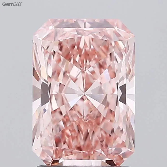 1.91ct Radiant Lab Grown Diamond (Colour Fancy Vivid Pink, Clarity VS1, IGI Certified)