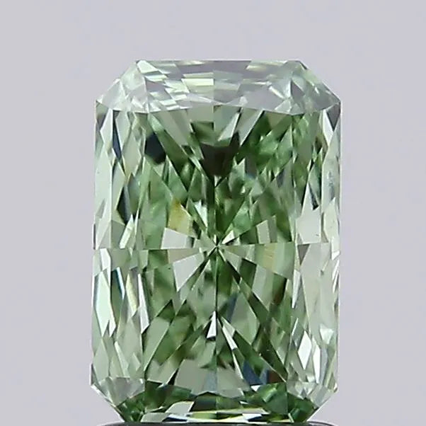 1.29ct Radiant Lab Grown Diamond (Colour Fancy Vivid Green, Clarity VS1, IGI Certified)