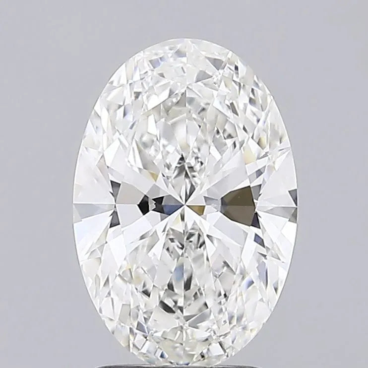 2.50ct Oval Lab Grown Diamond (Colour G, Clarity VVS2, IGI Certified)