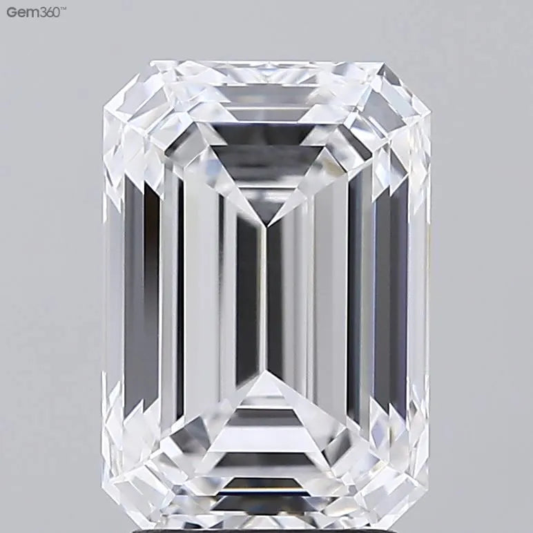 3.23ct Emerald Lab Grown Diamond (Colour E, Clarity VVS1, GIA Certified)