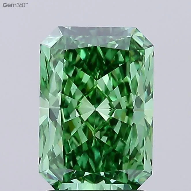 2.08ct Radiant Lab Grown Diamond (Colour Fancy Vivid Green, Clarity VS1, IGI Certified)