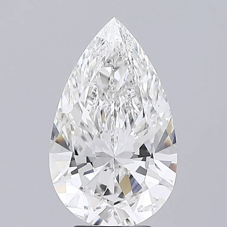 4.01ct Pear Lab Grown Diamond (Colour F, Clarity VVS2, IGI Certified)