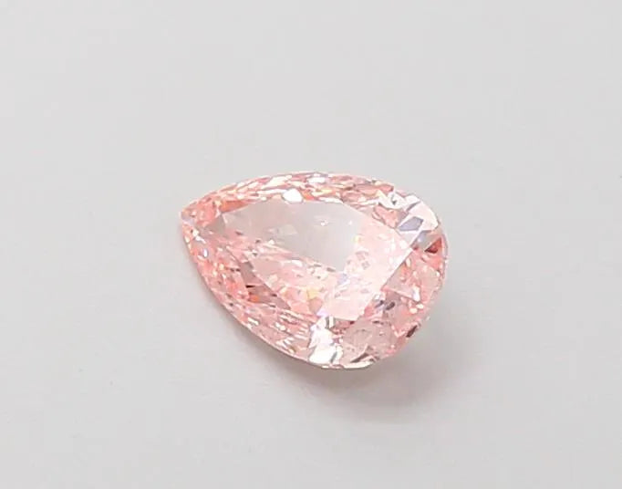 0.46ct Pear Lab Grown Diamond (Colour Fancy Intense Pink, Clarity SI1, IGI Certified)