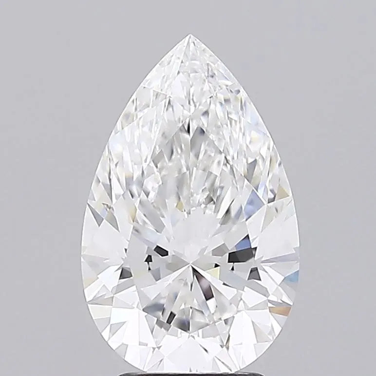 3.90ct Pear Lab Grown Diamond (Colour E, Clarity VVS2, IGI Certified)