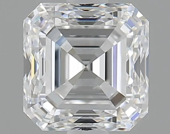 1.00ct Asscher Natural Diamond (Colour E, Clarity VVS2, Cut VG, GIA Certified)