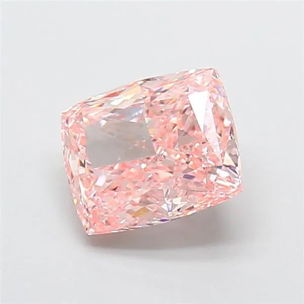 1.00ct Cushion brilliant Lab Grown Diamond (Colour Fancy Vivid Pink, Clarity VS1, Uncertified)