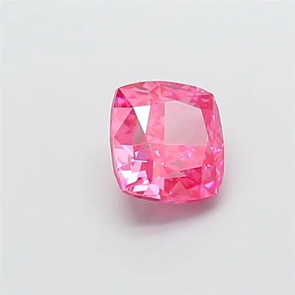 1.00ct Cushion brilliant Lab Grown Diamond (Colour Fancy Vivid Pink, Clarity VS1, Uncertified)