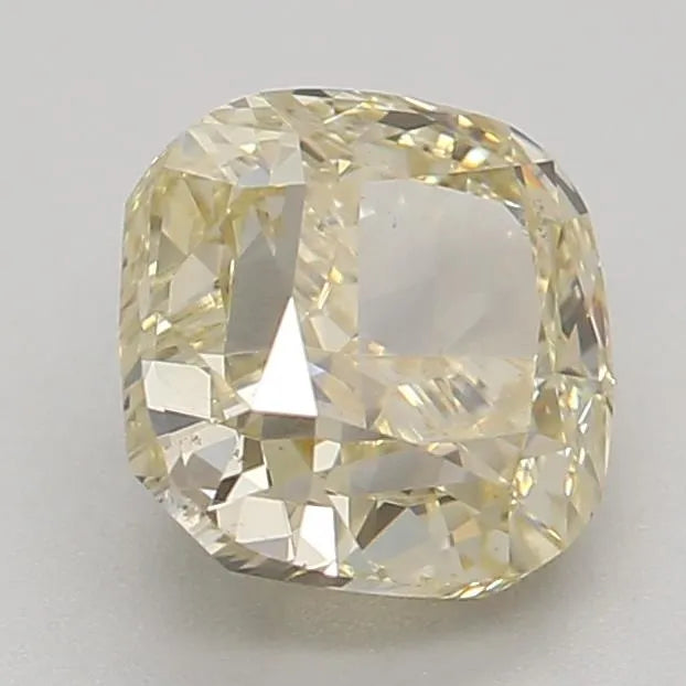 1.00ct Cushion brilliant Natural Diamond (Colour Fancy Yellow, Clarity VS2, Cut GD, GIA Certified)