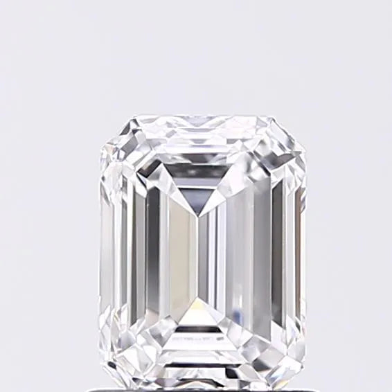 1.00ct Emerald Lab Grown Diamond (Colour D, Clarity VS2, IGI Certified)