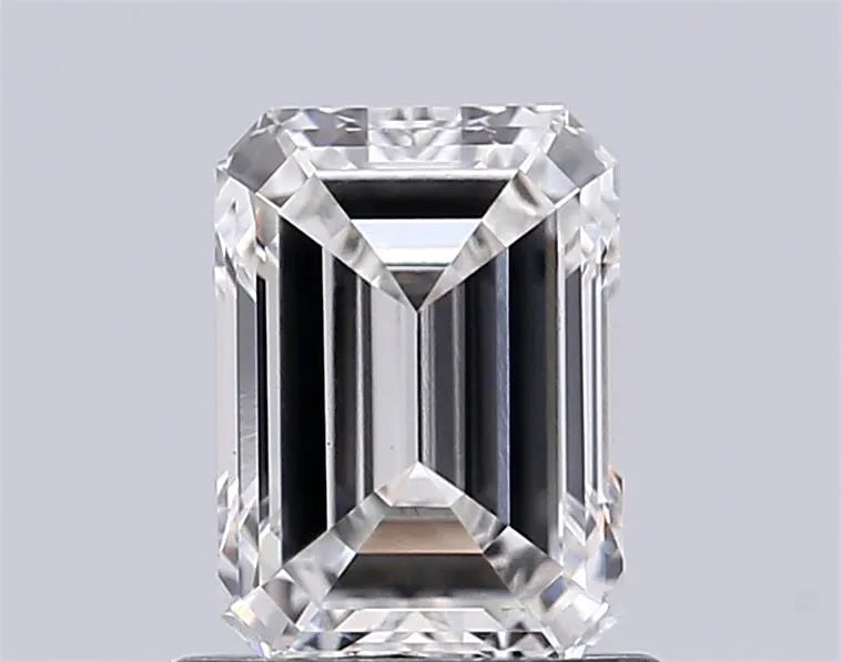 1.00ct Emerald Lab Grown Diamond (Colour F, Clarity VVS2, IGI Certified)
