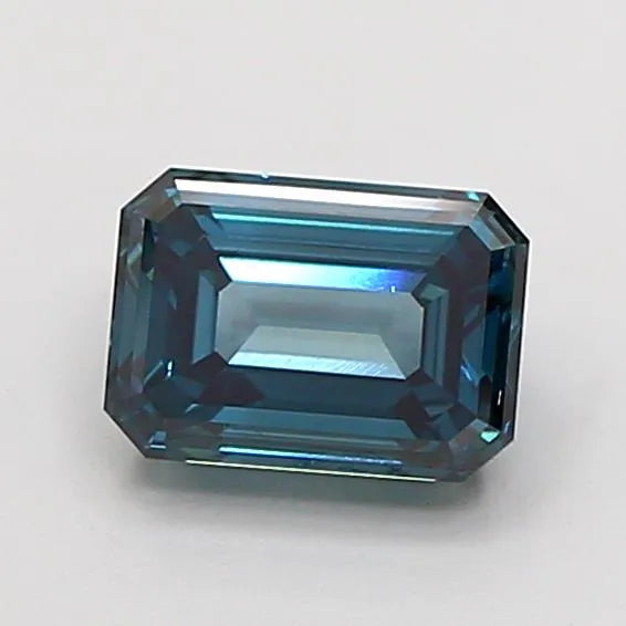 1.00ct Emerald Lab Grown Diamond (Colour Fancy Vivid Green, Clarity VS1, IGI Certified)