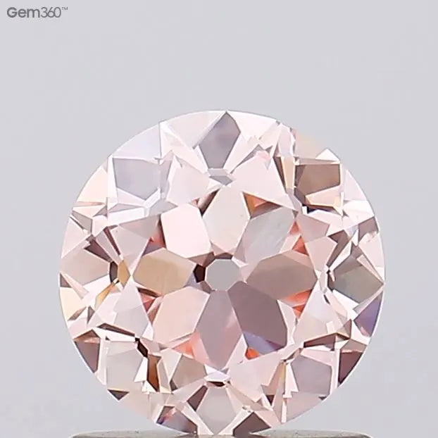 1.00ct European cut Lab Grown Diamond (Colour Fancy Pink, Clarity VS1, IGI Certified)