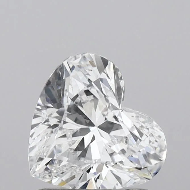 1.00ct Heart Lab Grown Diamond (Colour D, Clarity VVS1, IGI Certified)