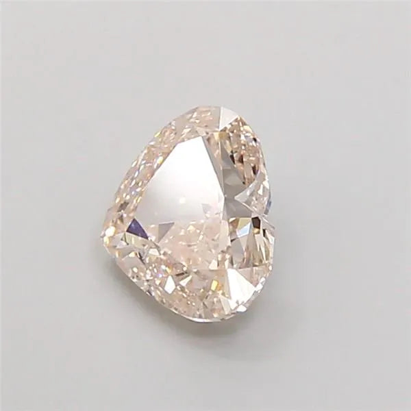 1.00ct Heart Lab Grown Diamond (Colour Faint Brown, Clarity VS2, IGI Certified)