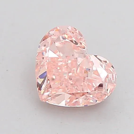 1.00ct Heart Lab Grown Diamond (Colour Fancy Pink, Clarity VS1, IGI Certified)
