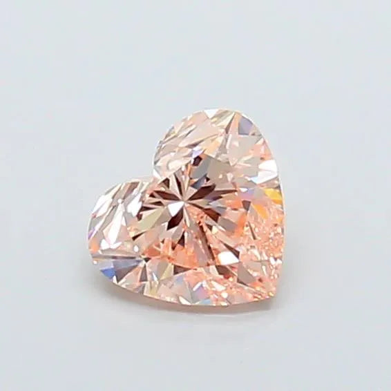 1.00ct Heart Lab Grown Diamond (Colour Fancy Pink, Clarity VVS2, IGI Certified)